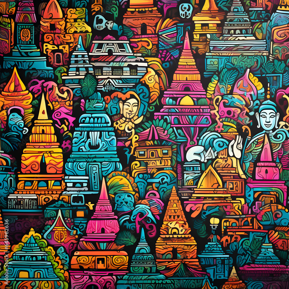 Siam Temple Street Art