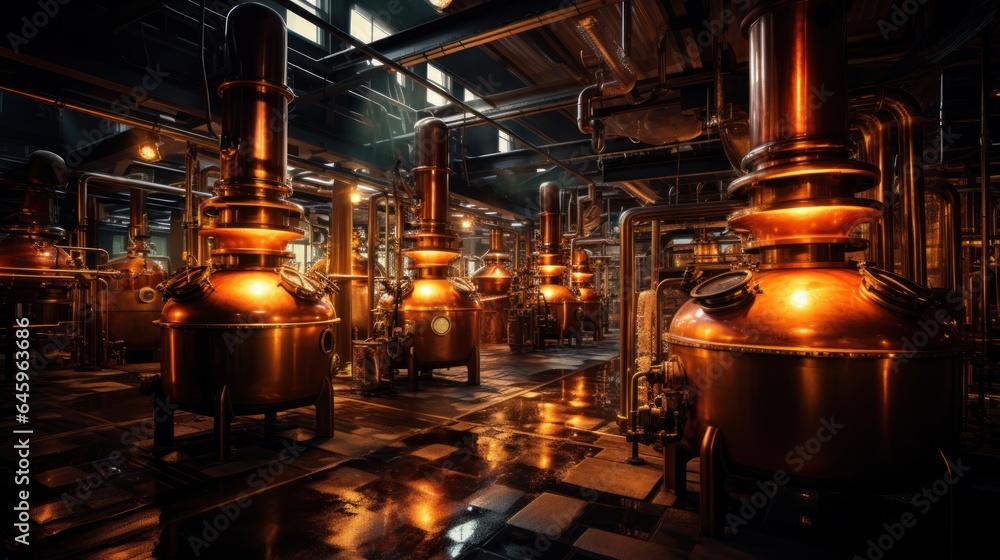 A liquor distiller A liquor distiller