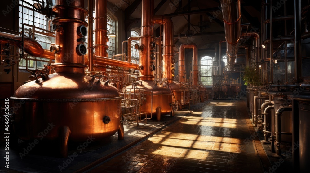 A liquor distiller A liquor distiller