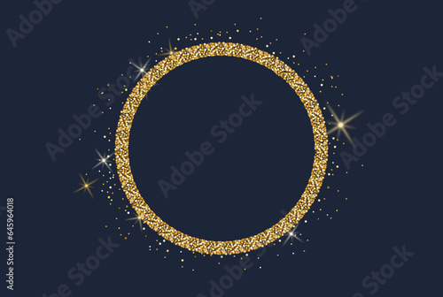 Kreis aus Glitterpunkten