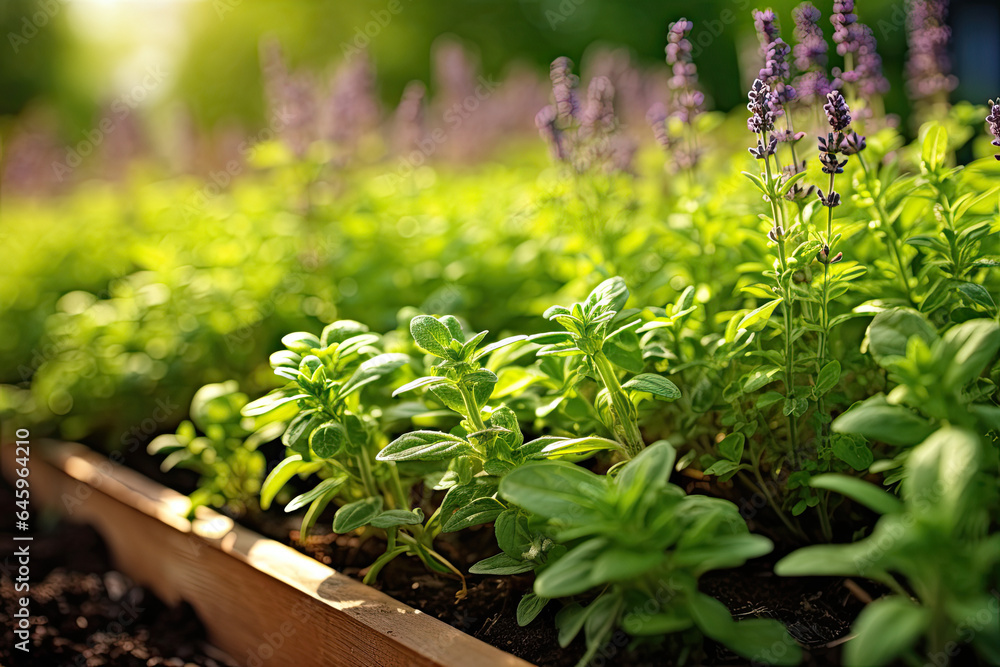 close up of different greenery