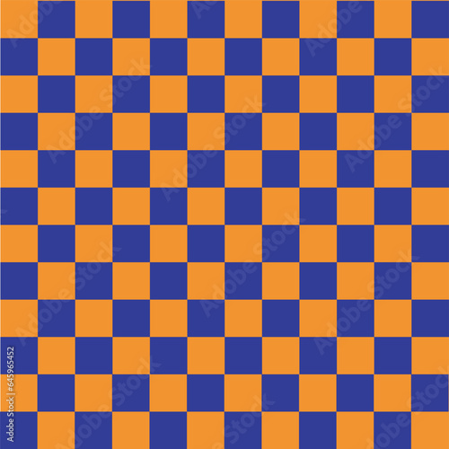 Purple orange checkered pattern background