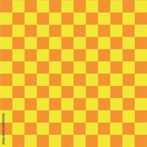 Yellow checkered pattern background