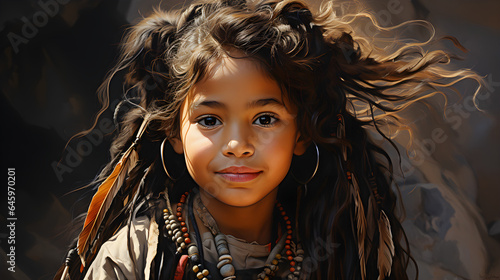 Portrait of Indian child