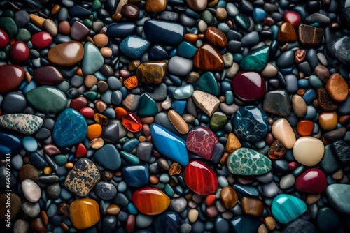 colorful pebbles background