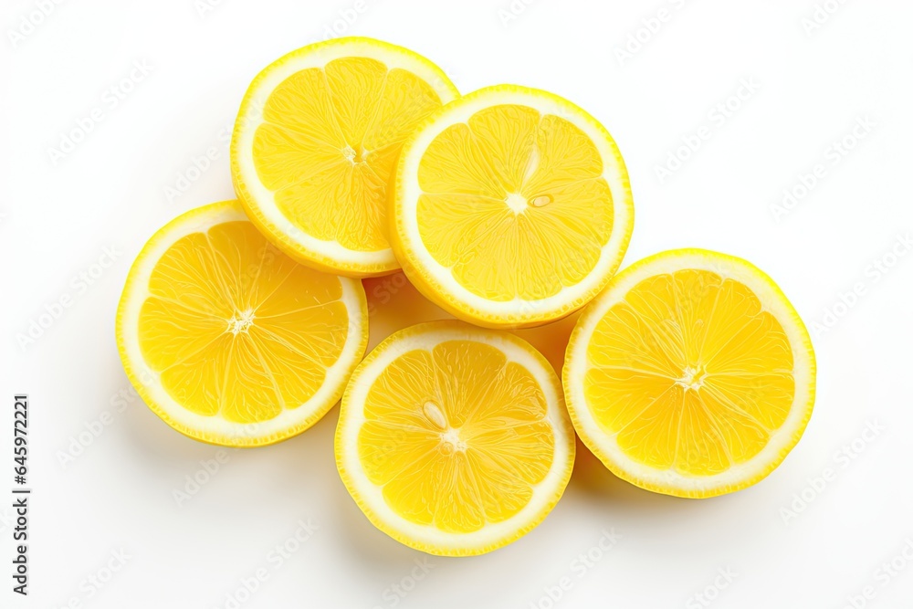 Nature refreshment. Juicy delight of citrus slices on white background isolated. Taste of sunshine