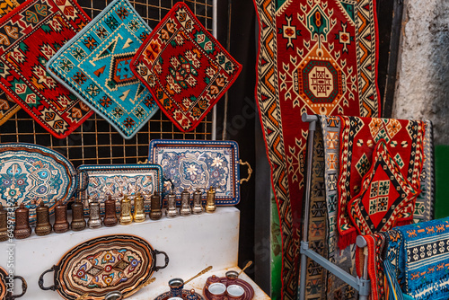 Tableau sur toile Mostar's Old Bazaar, or Bazar Kujundziluk in Bosnia and Herzegovina