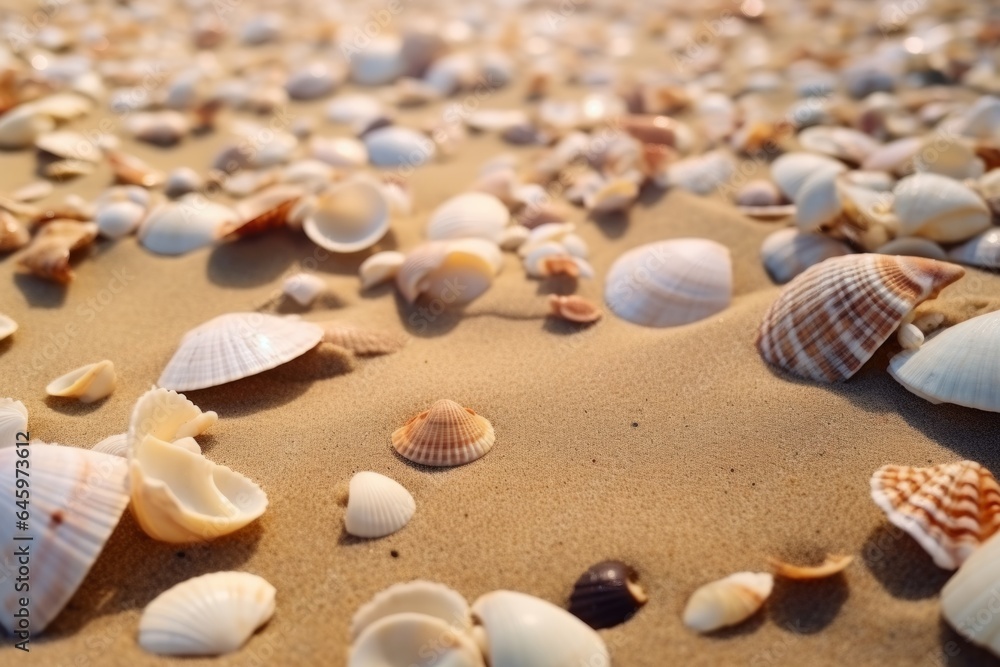 Seashells shells laying on white sand sea beach tropical sanded seashore sandy seacoast backdrop beauty calm tranquil ocean seaside environment summer day vacation travel exotic aqua island background Seashells shells laying on white sand sea beach tropical sanded seashore sandy seacoast backdrop beauty calm tranquil ocean seaside environment summer day vacation travel exotic aqua island background