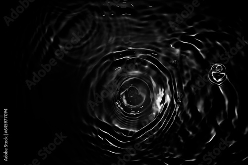 Natural water surface with abstract black softness.