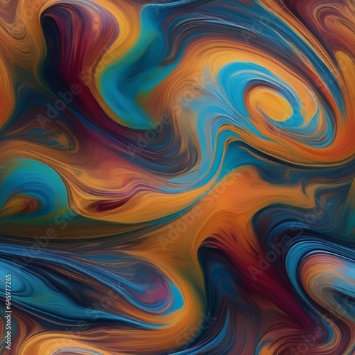 A mesmerizing swirl of colorful ink dispersing in water3