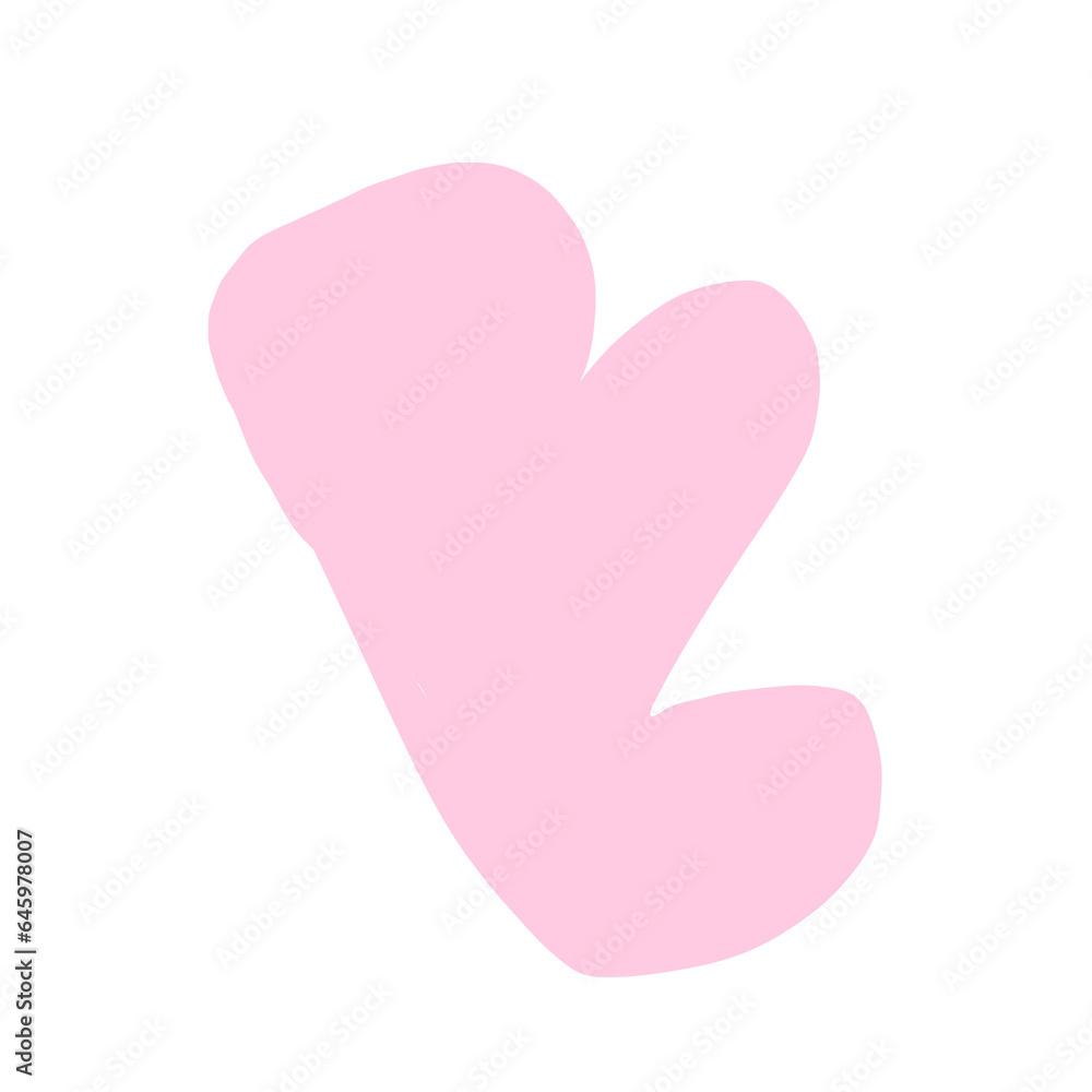 Pink Abstract Shape Pink Abstract Shape