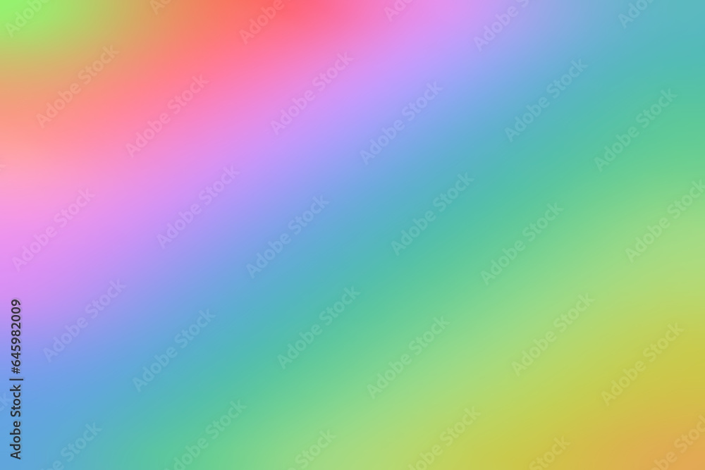 Gradient blur colorful vector background. fashion color