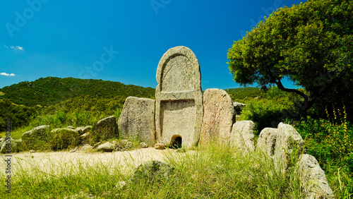 Tomba dei Giganti S'Ena e Thomes. Dorgali.  Provincia di Nuoro, Sardegna. Italy photo