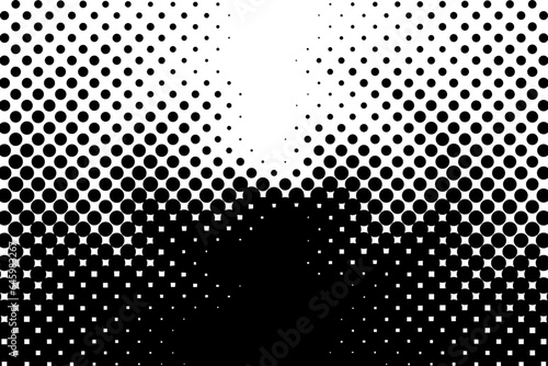 Radial halftone background ...