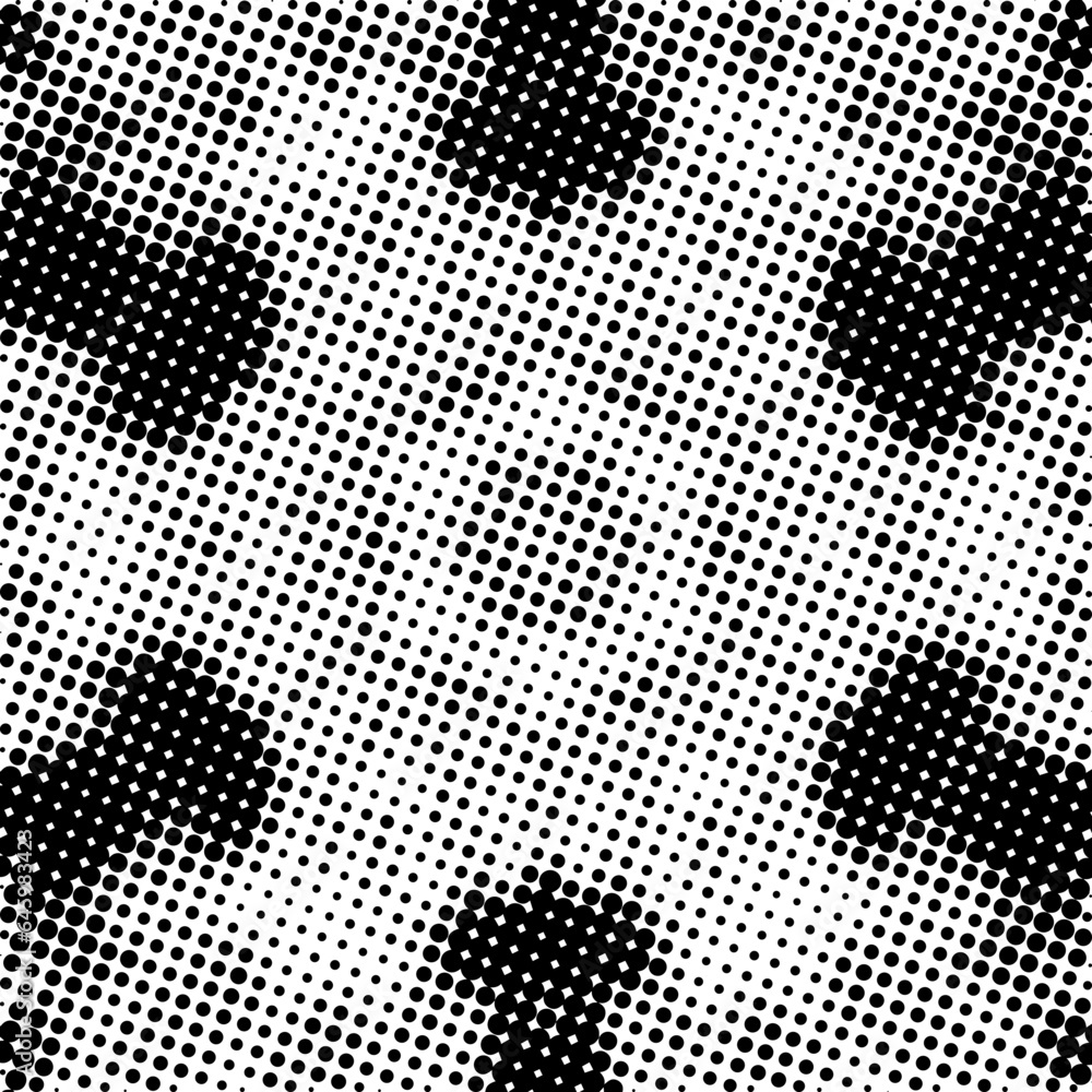 Snowflake halftone background vector pattern. element
