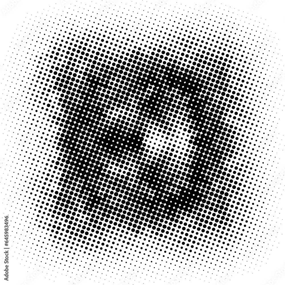 Explosion halftone background vector pattern. dot