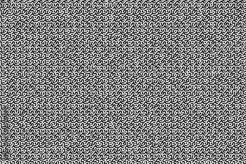 Turing ornament halftone puzzle pattern. fashion chain reaction