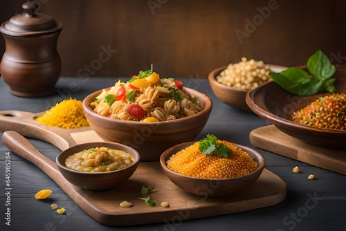 indian curry meal generated by AI
