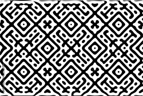 Turing ornament halftone puzzle pattern. fashion chain reaction