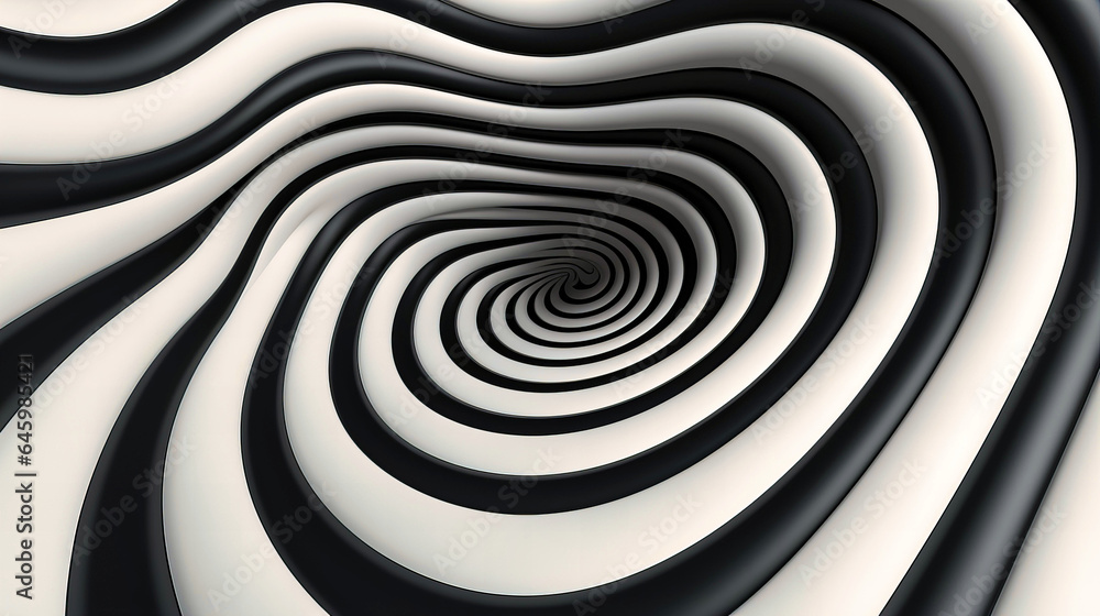 Obraz premium Distorted checkers in monochrome