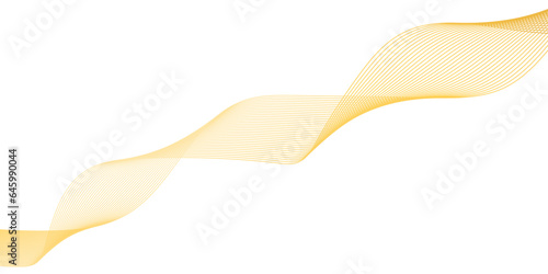 Abstract wavy lines flowing curve gradient color on transparent background. Abstract white background colorful lines. modern wavy stripes on white background isolated.