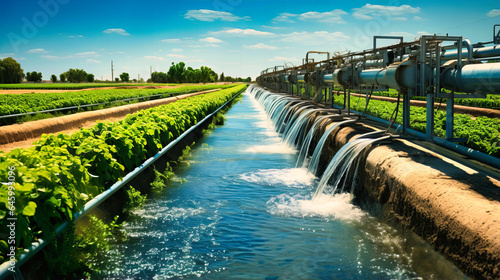 Water Management in Agriculture, From Ancient Canals to Modern Irrigation photo