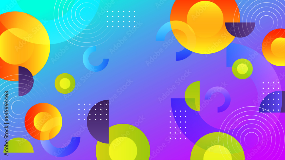 Colorful modern abstract background with shapes Colorful modern abstract background with shapes