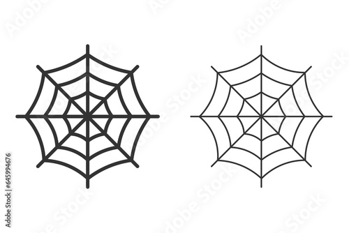 Spiderweb icon. line vector ilustration.