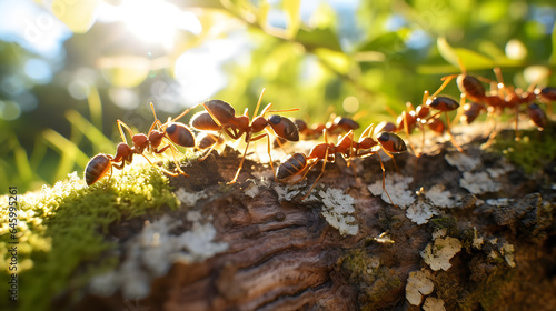 Macro World of Ants: Exploring Nature's Tiny Wonders © Abzal