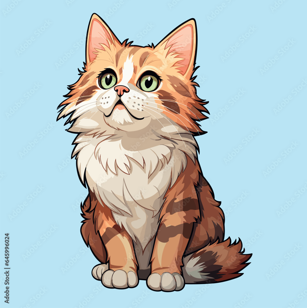 cute cat dynamic posture sticker cute cat dynamic posture sticker