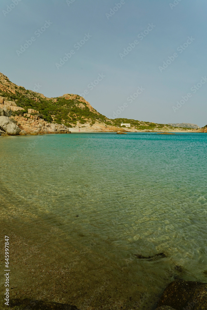 Panorama dell'Isola di Spargi. Arcipelago della Maddalena. Sardegna, Italy Panorama dell'Isola di Spargi. Arcipelago della Maddalena. Sardegna, Italy