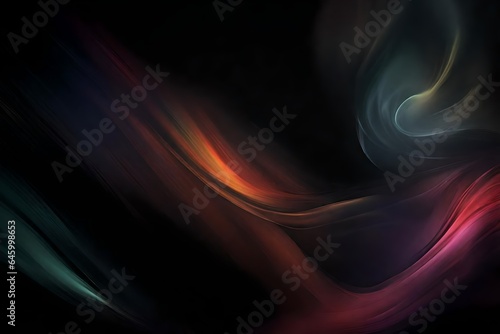Clean black background, soft, light gradient colors, Mixed colours, Blurred colours, high resolution