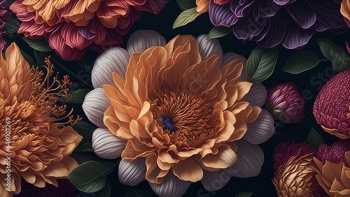 Beautiful flower patterns - Floral background