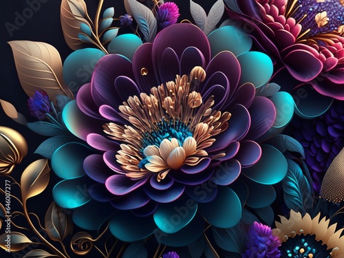 Beautiful flower patterns - Floral background