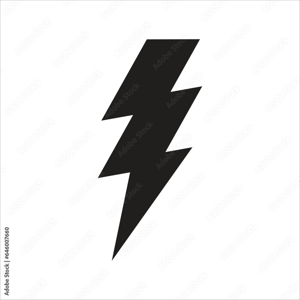 lightning bolt icon simple design art eps 10 lightning bolt icon simple design art eps 10