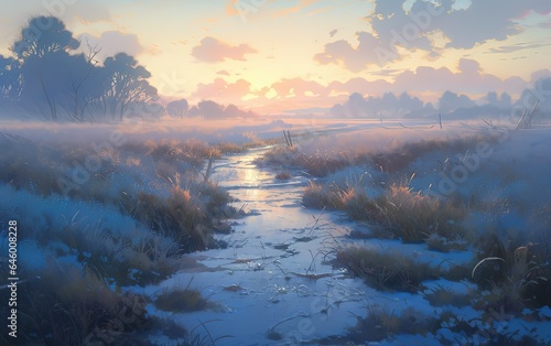 Morning winter landscape  © Михаил Н