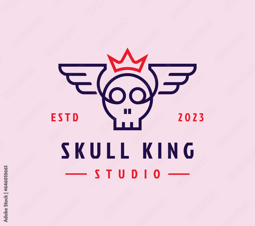 King Skull Logo