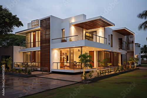 Modern Indian House, Modern Indian House Design, Modern Indian House Exterior