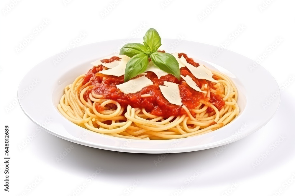 Spaghetti with tomato sauce parmesan and mozzarella Spaghetti with tomato sauce parmesan and mozzarella