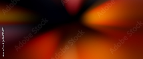 blurry red and yellow lights on a dark background. colorful abstract illustration background