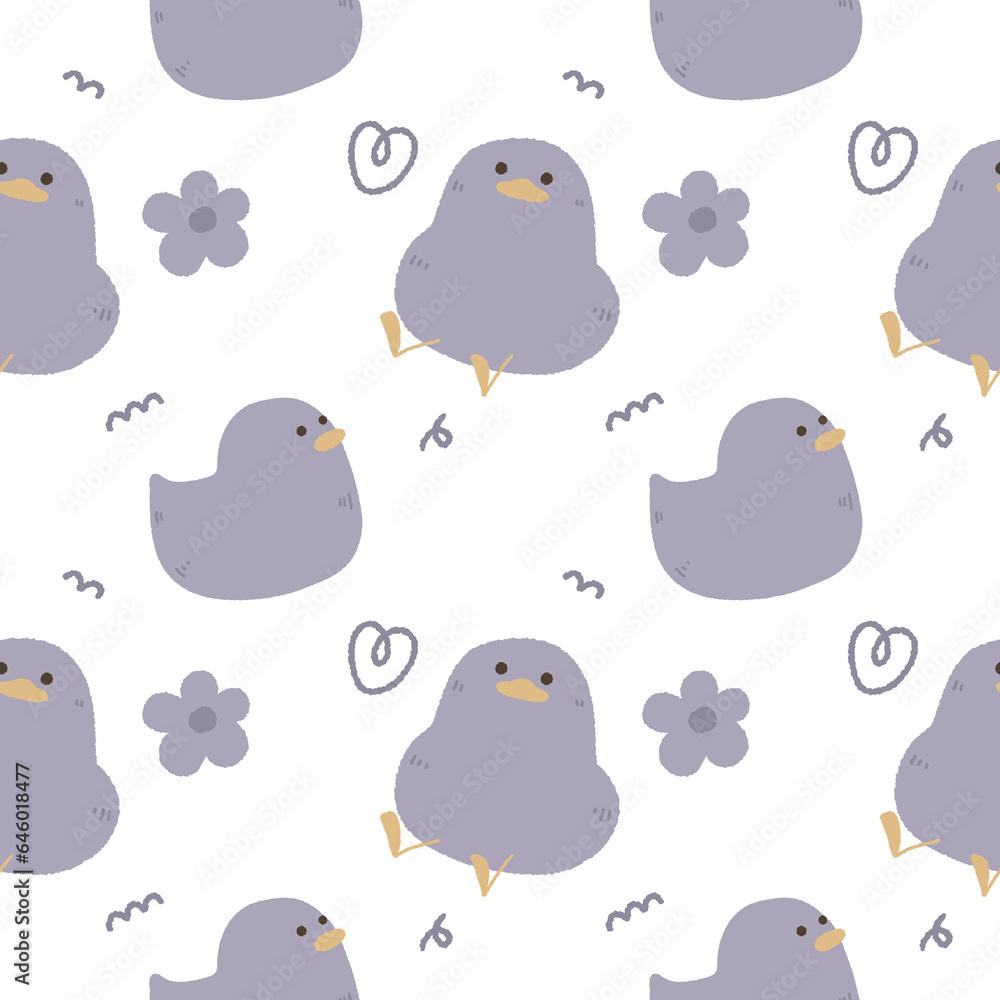 Rubber purple Duck Pattern cute kawaii cartoon pastel colour for baby shower ,nursery ,wallpaper ,book cover, fabric or other printable cover
Rubber purple Duck Pattern cute kawaii cartoon pastel colour for baby shower ,nursery ,wallpaper ,book cover, fabric or other printable cover