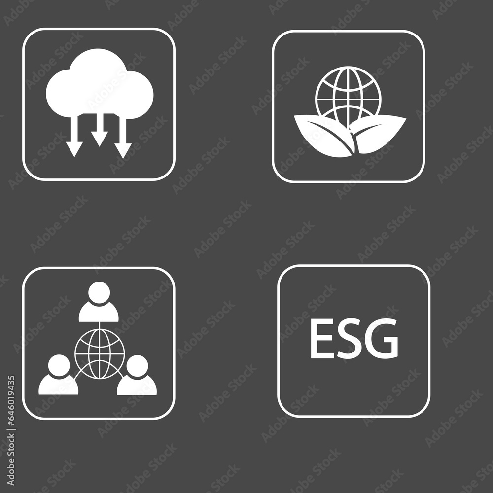 Eco environment icons Eco environment icons