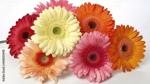 Graceful Spider Gerbera Daisies - Elegant Long-Stemmed Gerbera Daisies in Full Bloom