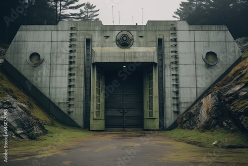 Fortified bunker. Great for stories on the military, nuclear war, war, aliens, thrillers, politics and more. 