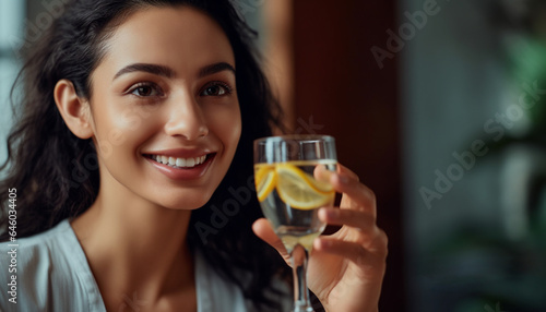 Smiling females enjoy one refreshing drink  exuding confidence and elegance generated by AI