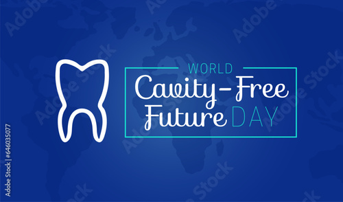 World Cavity-Free Future Day Modern Illustration