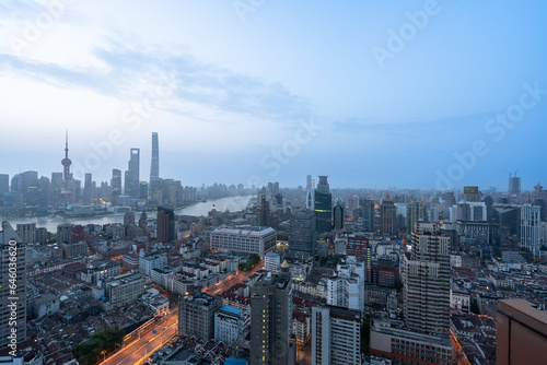 shanghai city skyline