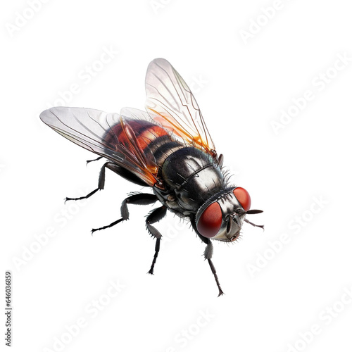 Fly. isolated object, transparent background 