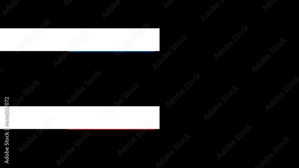 Lower Third Title, Two Animated Templates For Text, Television, Video and Media Channel, on Black Background Lower Third Title, Two Animated Templates For Text, Television, Video and Media Channel, on Black Background