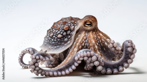 Octopus with White Backround © 3D Station